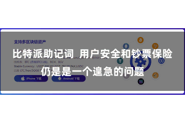 比特派助记词  用户安全和钞票保险仍是是一个遑急的问题